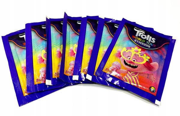TROLLS STICKERS. TROLLS. 7 PACKETS / 35 STICKERS / DESIGN 3