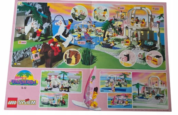 LEGO LEAFLET Poster 1992 Paradisa 101883-EU/US