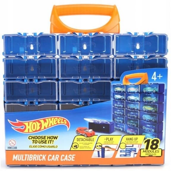 HOT WHEELS CASE FOR 18 CARS