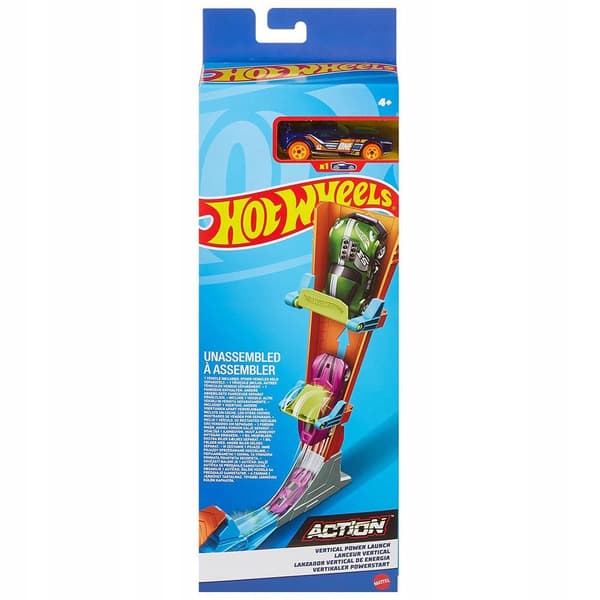 HOT WHEELS VERTICAL RALLY CHALLENGE SET + HDR82 CAR