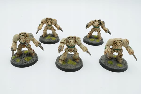 Warhammer 40k Space Marines Assault Terminator Squad – set of 5 miniatures