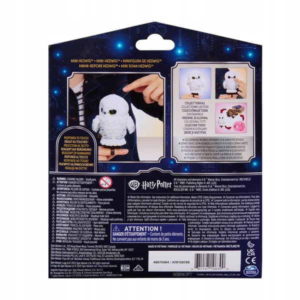 HARRY POTTER HEDWIG INTERACTIVE MINI WHITE OWL WITH MOVING WINGS