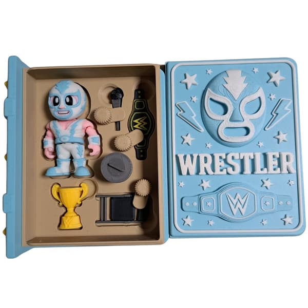 3D-printed ‘Wrestler’ figurine set