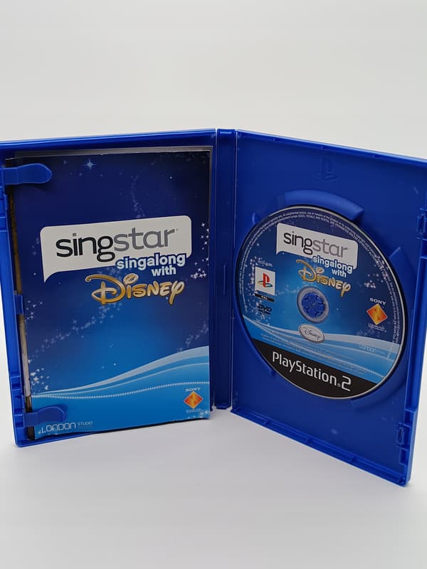 SINGSTAR SINGALONG WITH DISNEY game for Sony PlayStation 2 (PS2)