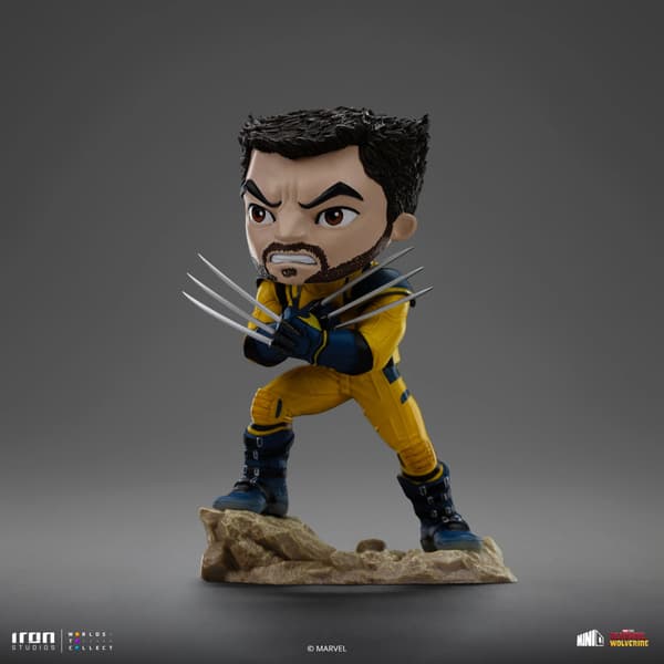 Deadpool, Wolverine and Headpool (Unmasked) figurine, MiniCo, Deadpool