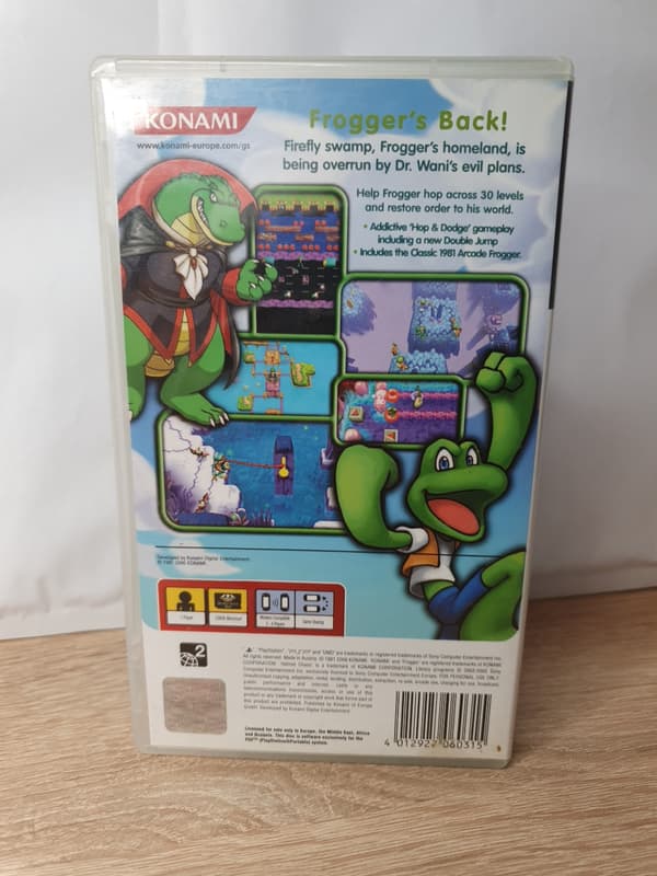 FROGGER HELMET CHAOS – SONY PLAYSTATION PSP – SET