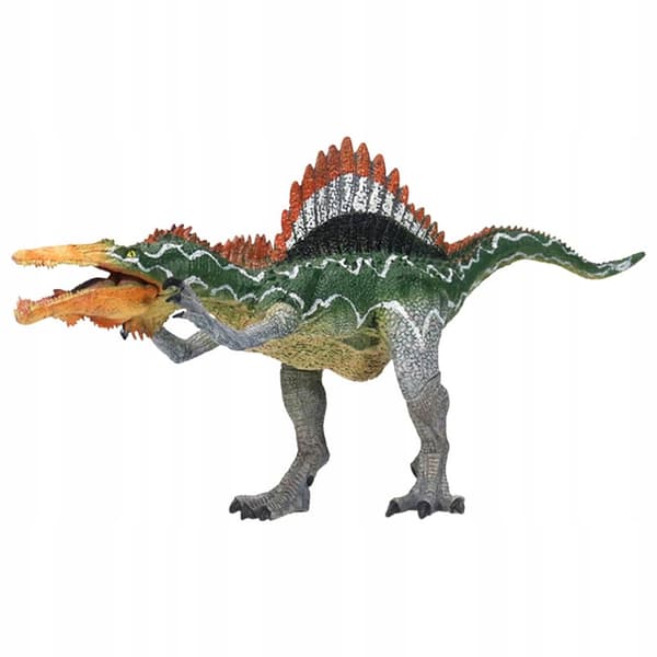 Simulation dinosaur toy figures, a learning model of a spinosaur