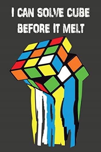 solve cube: a journal or notebook as a gift for a birthday or Christmas… for cube enthusiasts