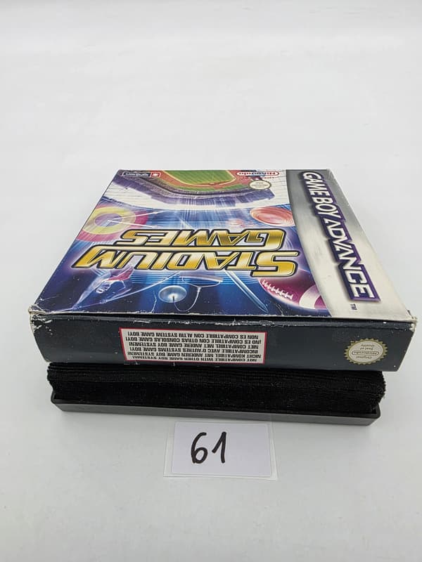 GAME BOY ADVANCE STADIUM GAMES – ORIGINAL CARDBOARD BOX