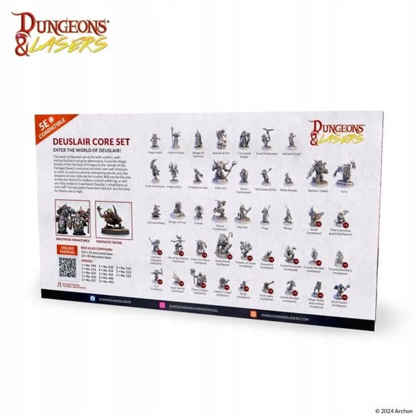 Dungeons and Lasers Deuslair Core Set / Rollespill / Kampspill
