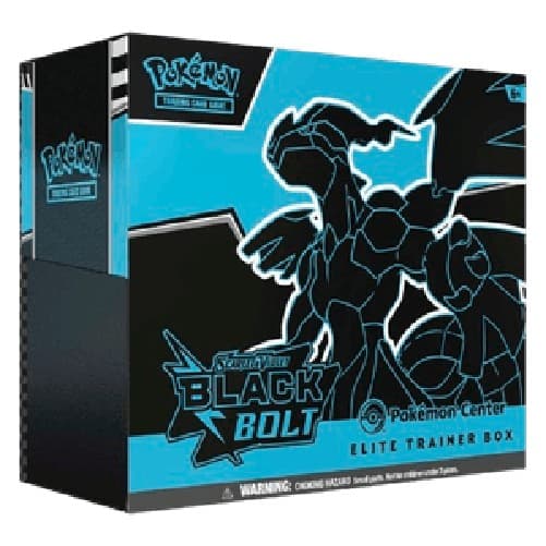 Pokemon Black Bolt Pokémon Center Elite Trainer Box