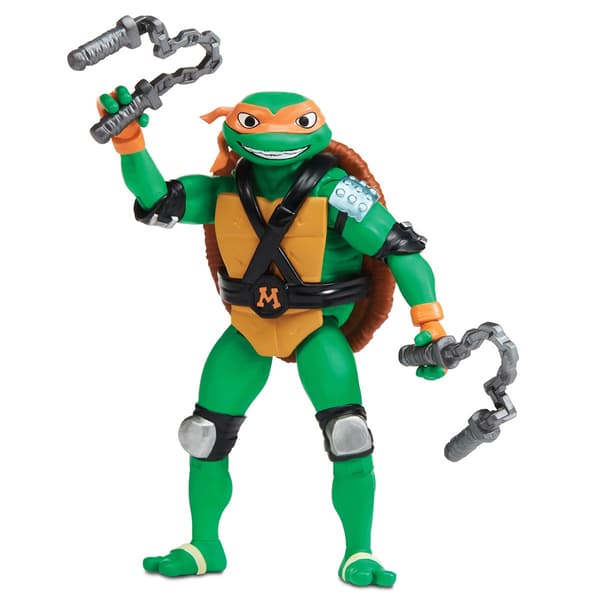 Mikey action figure with a mechanical rotating shell function – 11.5 cm series