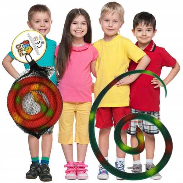 FIGURINES Animals Soft Snake for Children SUPER