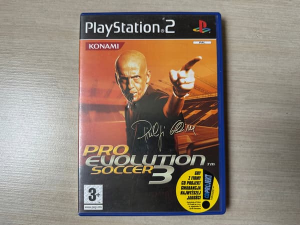 PRO EVOLUTION SOCCER 3 (PES III) – disc in excellent condition, PS2 manual