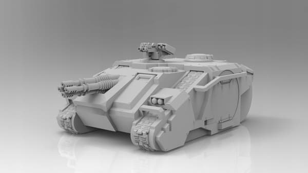 Warhammer 40,000 Genewarrior Assault Guns SLA 32 mm
