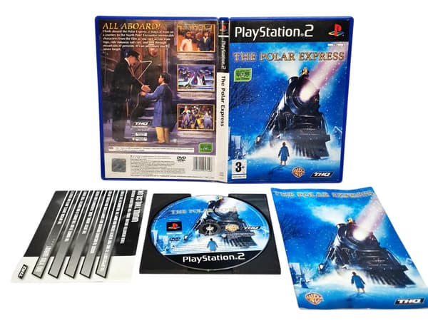 THE POLAR EXPRESS PS2 Game 3XA Disc + Manual