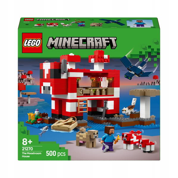 LEGO Minecraft Mushroom Cow’s House 21270