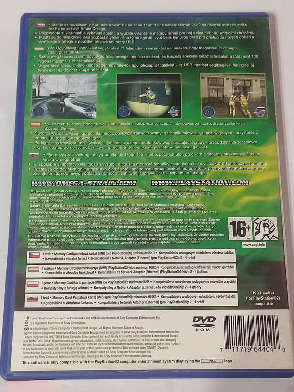 PS2 SYPHON FILTER OMEGA STRAIN PLAY PLAYSTATION
