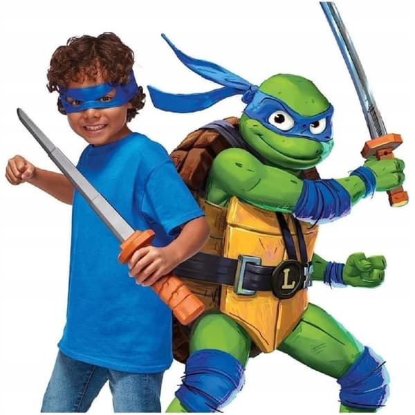 NINJA TURTLE ACTION FIGURES: KATANA SET – LEO’S SWORD AND LEONARDO’S MASK COSTUME