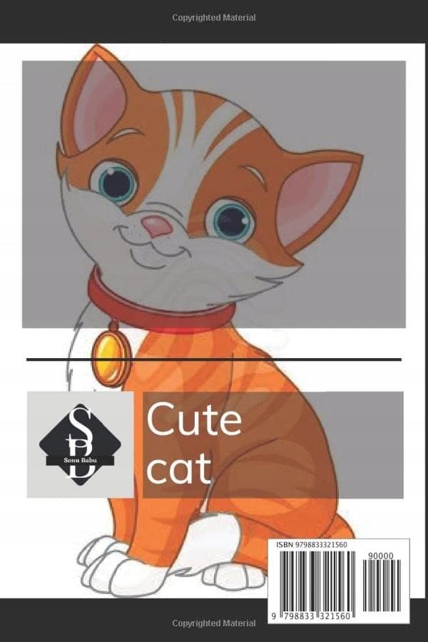 Cute Cat Colouring Book: Cute cat colouring book