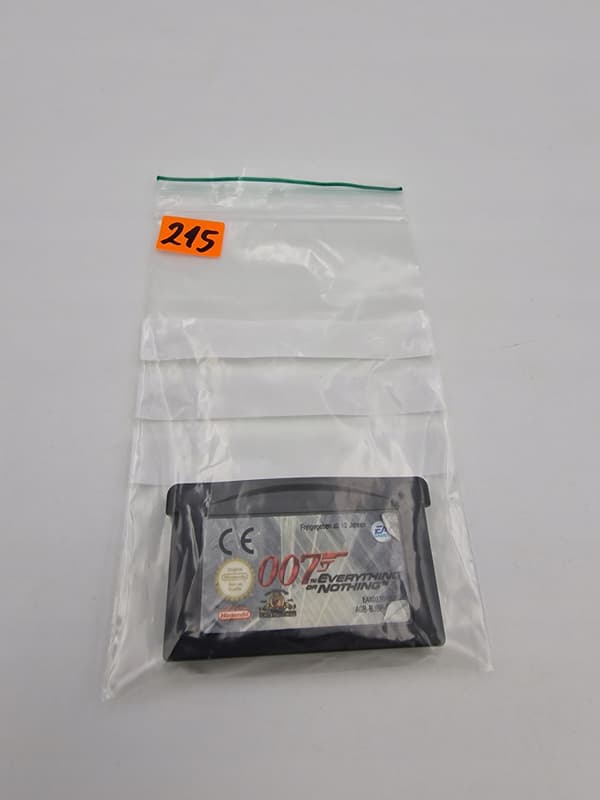 GAME BOY ADVANCE 007 EVERYTHING OR NOTHING ORIGINAL