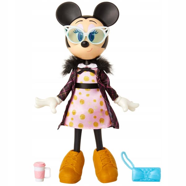 MICKEY MOUSE AND MINNIE PREMIUM MINI DOLL 24 CM WITH MOVABLE HANDS – DISNEY