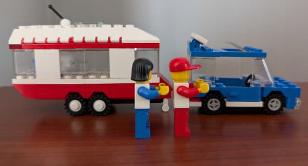 Lego 6590 Car with Caravan