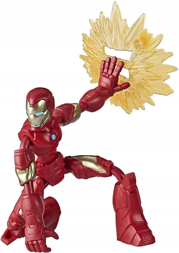 MARVEL AVENGERS BEND AND FLEX IRON MAN FIGURINE