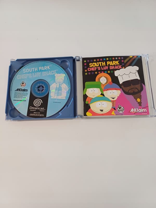 South Park: Chef's Luv Shack – Sega Dreamcast, boxed