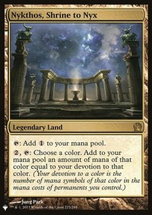 Magic: The Gathering Nykthos, Shrine to Nyx