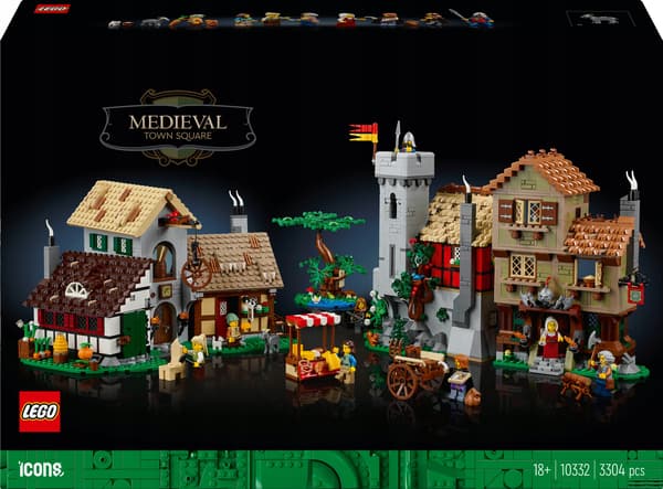 LEGO ICONS CASTLE – MEDIEVAL SQUARE 10332 UNIQUE