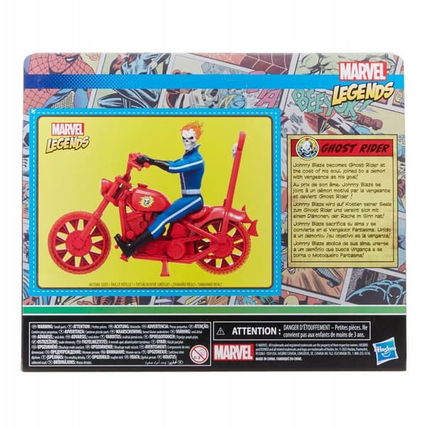 Hasbro Retro Marvel Legends Ghost Rider figurine, 10 cm