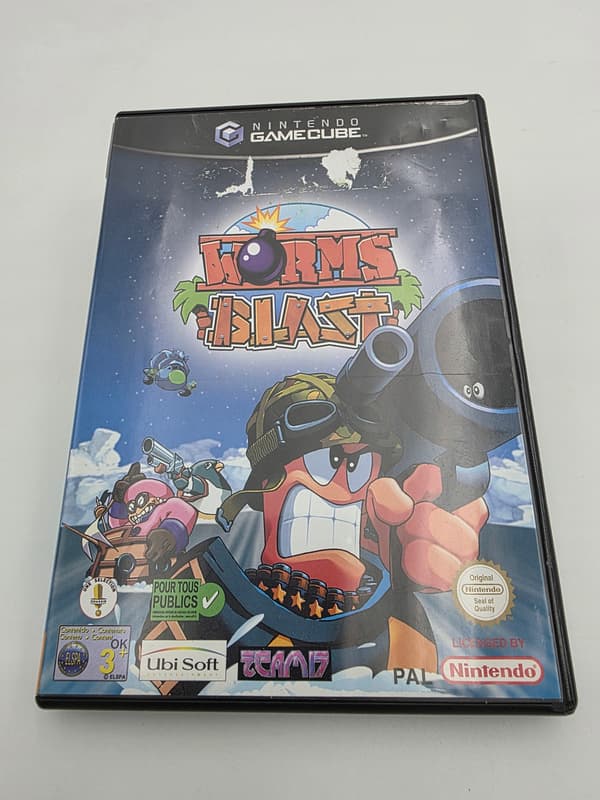 NINTENDO GAMECUBE WORMS BLAST ORIGINAL