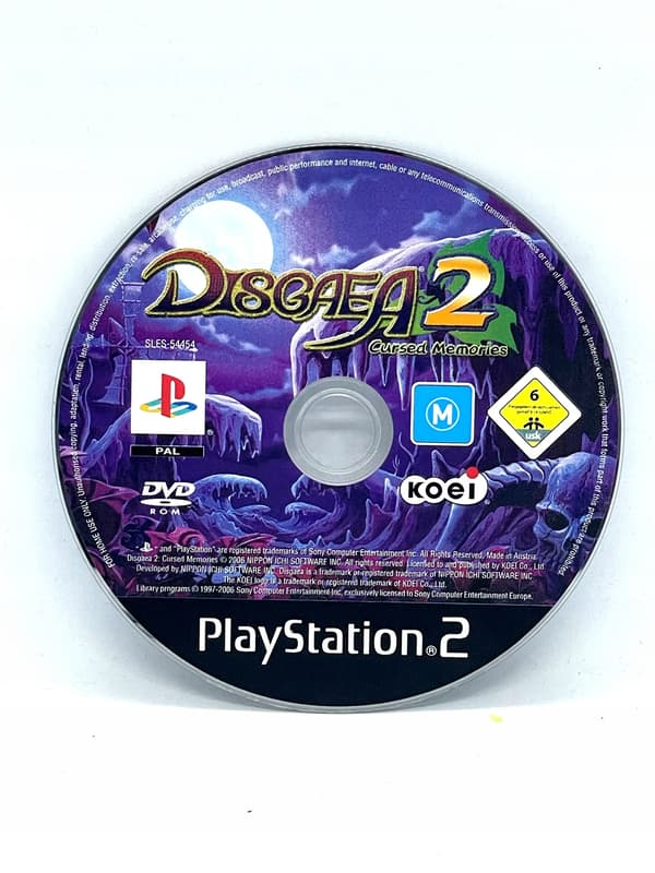Disgaea 2: Cursed Memories PS2 (the game itself)
