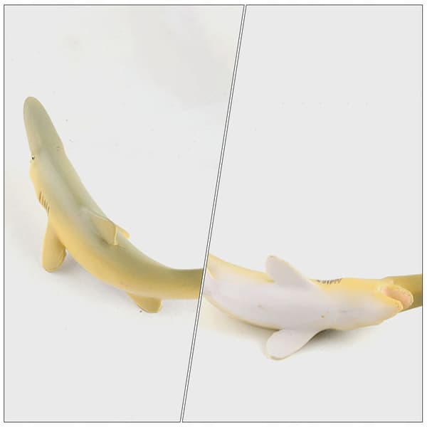 2 PCS. SHARK REPLICA, DESK DECORATION, PVC, MULTICOLOURED