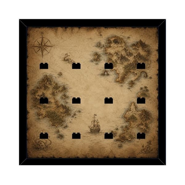 Personalised Frame for LEGO Minifigures – Pirates Series