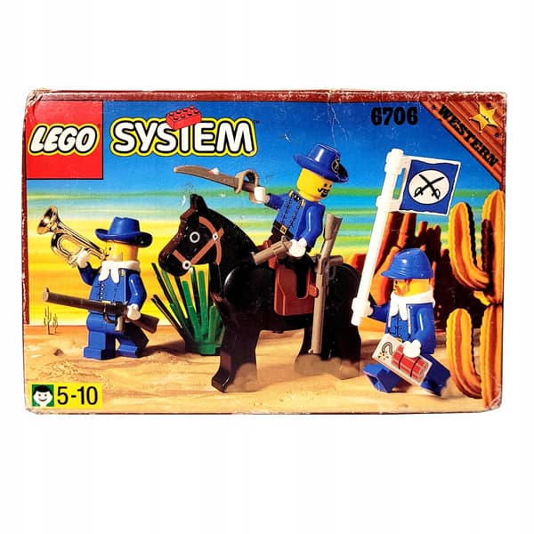 Lego Western System 6706 Cavalry Soldiers MISB 1997