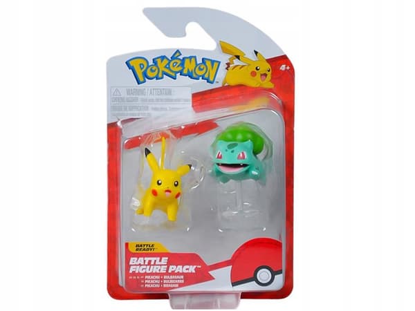 Pokémon Figures – Battle Figure Pack (Pikachu & Bulbasaur)