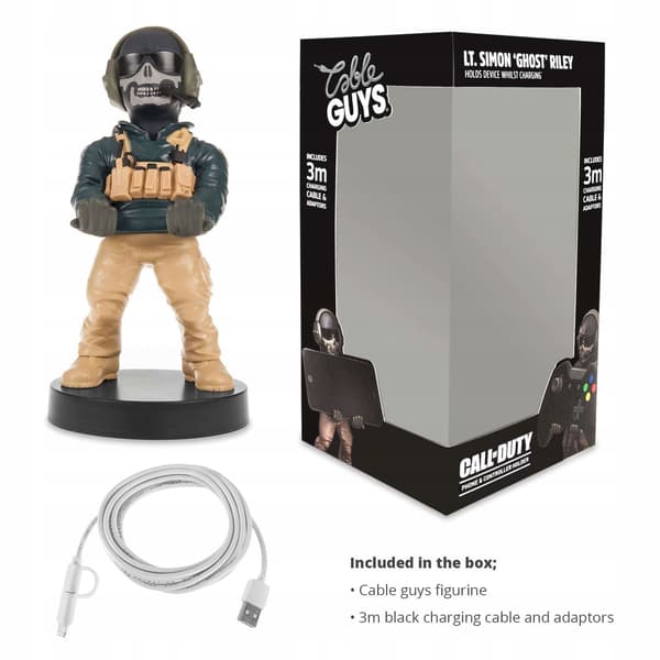 CALL OF DUTY BO4 LT. SIMON GHOST RILEY PHONE + CONTROLLER HOLDER / COD STAND