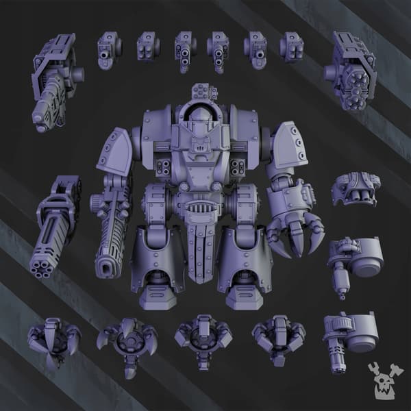 Space Knights Heavy Walker DakkaDakkaStore