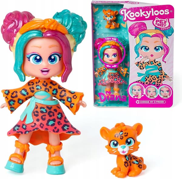 KOOKYLOOS Pet Party range – DIANA doll