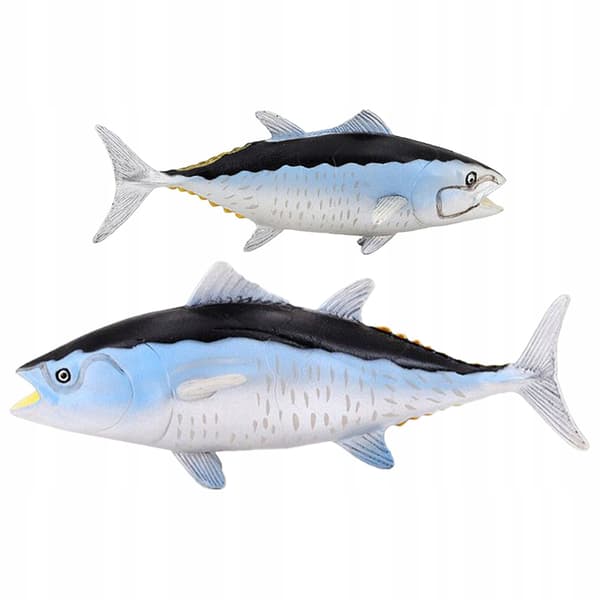 2 DECORATIVE SEA FISH MODELS MADE FROM SAFE MATERIAL