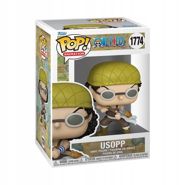 One Piece POP! Animated vinyl figures: Usopp (Reissue) 9 cm