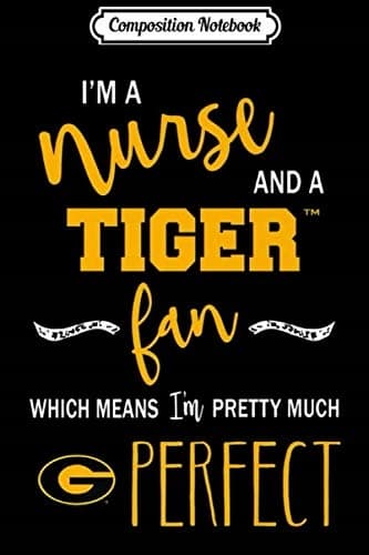 Composition Notebook: Grambling State Tigers Perfect Nurse - Premium Apparel