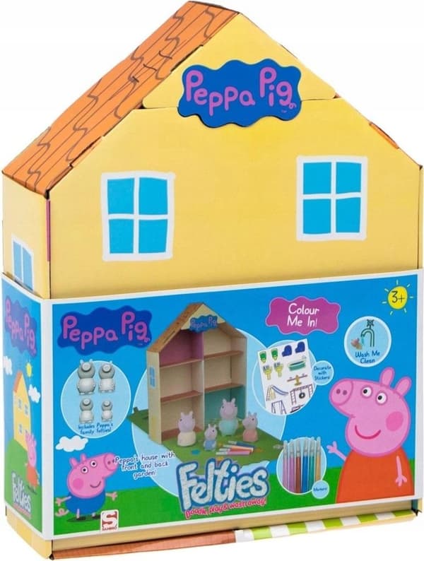 Peppa Pig felt figures for colouring, 330x255 mm, Spin Master