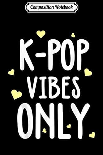 Composition Notebook: K-pop, Korean Finger Heart, K-drama Merchandise, Journal