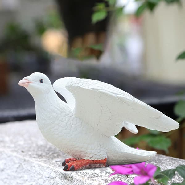 Simulation Pigeon Ornament Collections Aesthetic Figurines Artificial Birds Style D