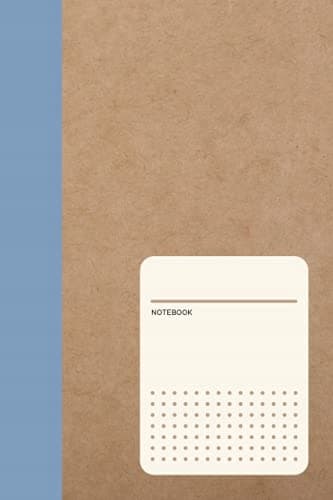Notebook: Minimalist Series – Blue Spine