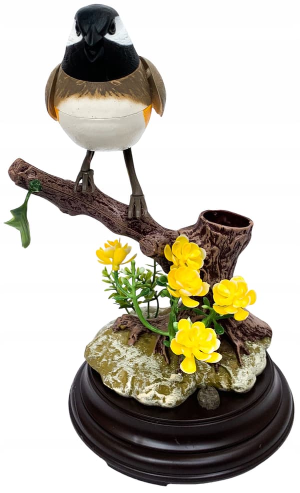 Interactive singing bird with sound, moving, decorative, chirping