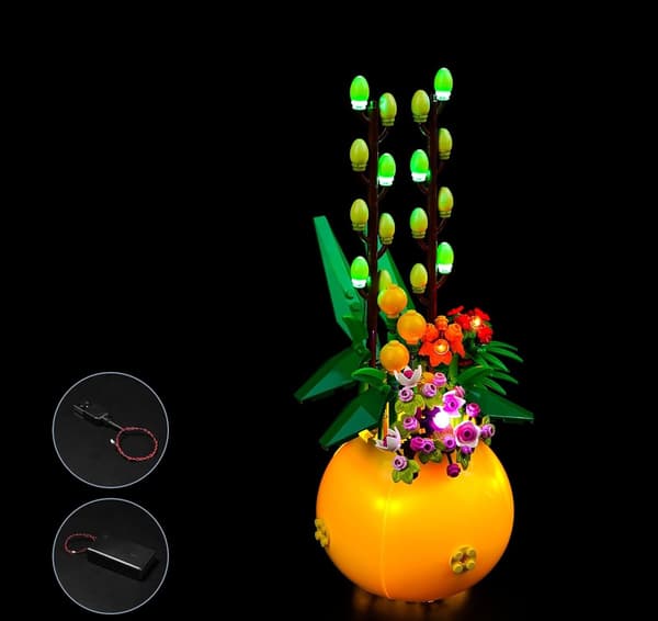 LED lighting for the Lego Flowerpot 40588